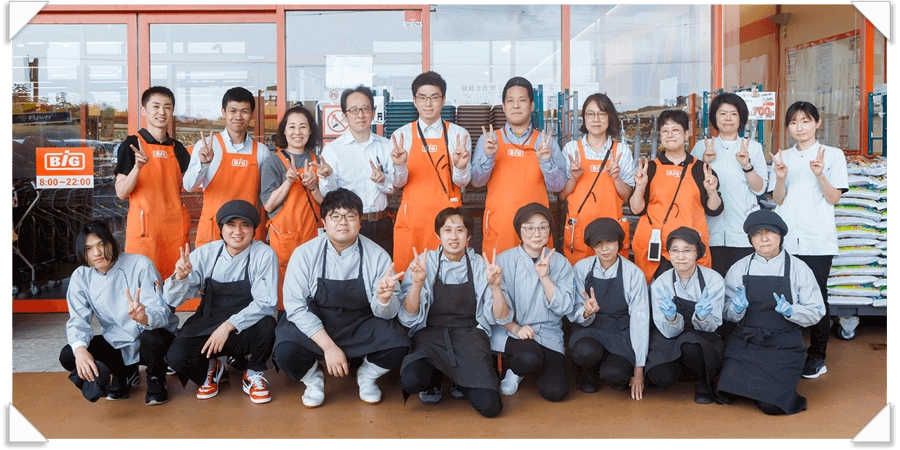 店員の集合写真