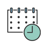 有給休暇／時間有休のアイコン