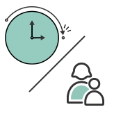 短時間勤務制度（育児）のアイコン