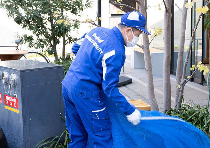 ごみ置き場清掃・整理