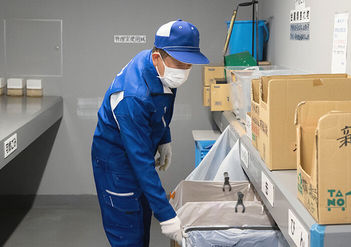 ごみ置き場清掃・整理