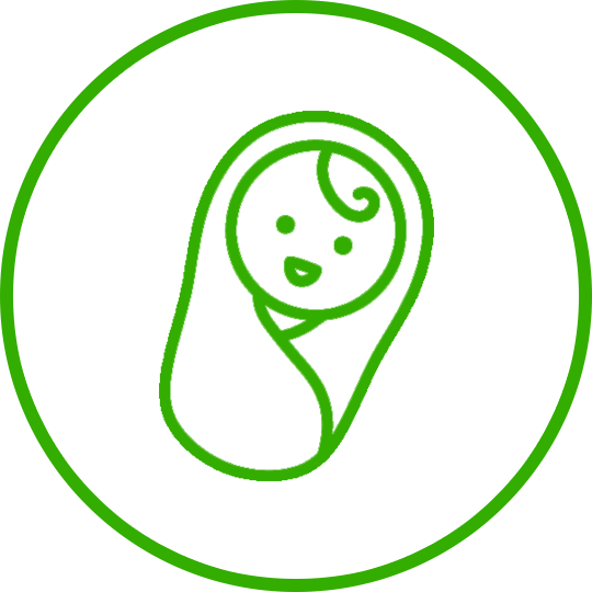 産前後・育児休暇（取得率100％）