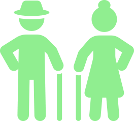 シニアのイラスト