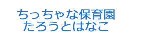 ちっちゃな保育園たろうとはなこ 採用ホームページ