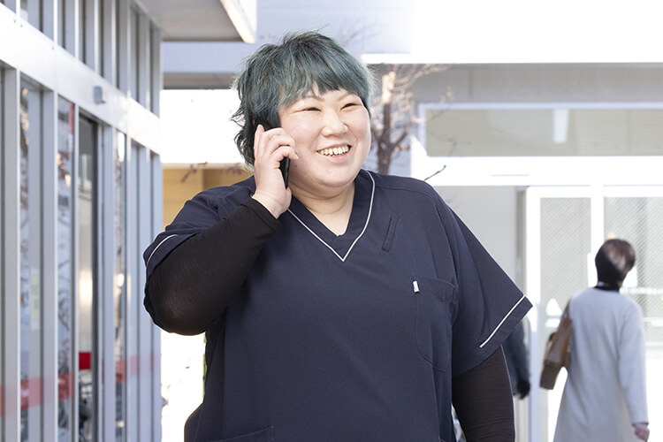 訪問介護のご利用者様からのお電話に対応